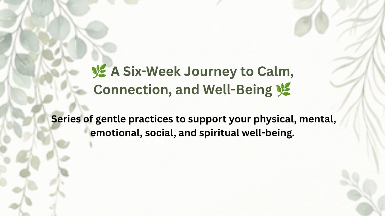 🌿A Six-Week Journey to Calm, Connection, and Well-Being 🌿
